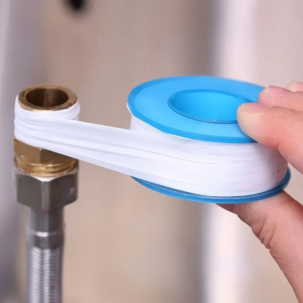 10 Pieces of Water Pipe Tape, PTFE Tape, Sealing Tape, Pipe Sealing Tape, Thread Sealing Tape, Showerhead Specific Water Pipe Tape, White