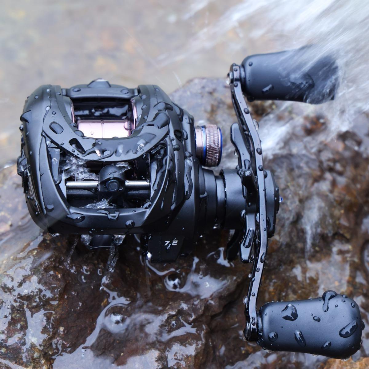 Baitcasting Fishing Reel Ultralight 4+1BB/6+1BB 7.2:1/7.1:1 Gear Ratio DC Baitcaster Reel Smooth and Sensitive, Fishing Reel for Freshwater Saltwater Fishing Baitcasting Fishing Reel Ultralight 4+1BB/6+1BB 7.2:1/7.1:1 Gear Ratio DC Baitcaster Reel Smooth and Sensitive, Fishing Reel for Freshwater Saltwater Fishing