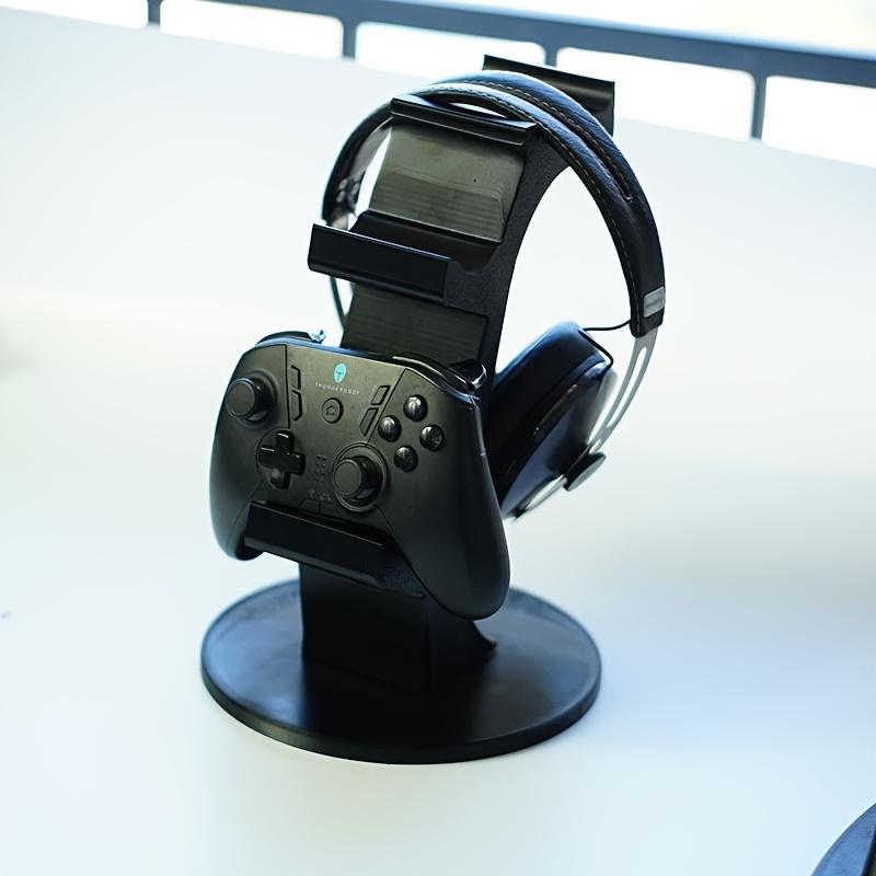 1PC Multifunctional Dual-Layer Stand for PS5 Controllers & Headsets, Desktop Storage & Display Organizer, PS5 Accessories (Controller & Headset Not Included), Console Accessories