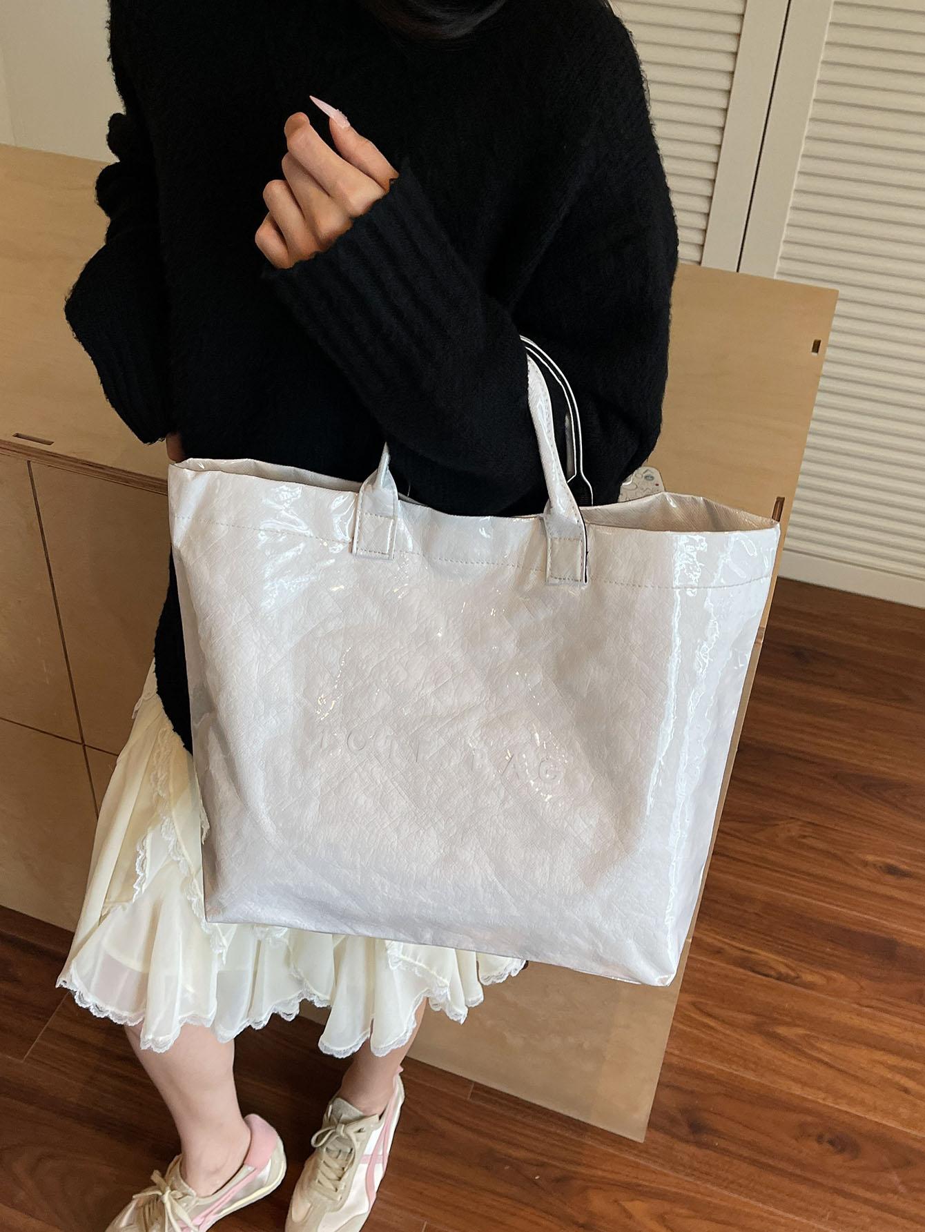 Large-Capacity Tote Bag for Women, Casual Versatile High-quality Daily Commuter Tote, Fashionable Shopping Bag, Leopard Print Tote Bag