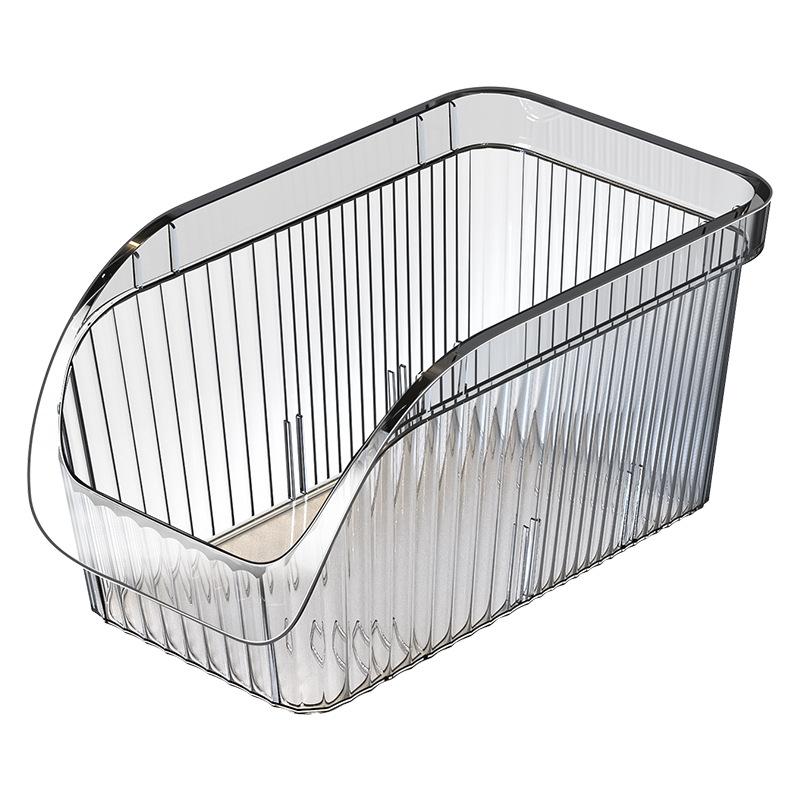 Multifunctional Storage Box for Coffee Cups, Disposable Paper Cup Organizer, Partitioned Plastic Home Luxury Storage Box