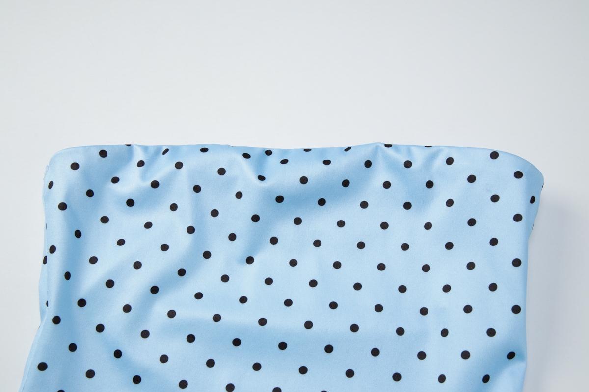 Women Summer Sleeveless Strapless Party Club Beach Vacation Polka Dot Tube Tops