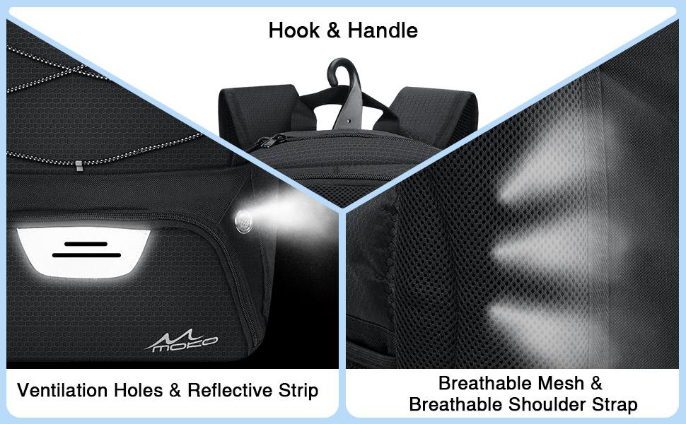 MoKo Basketball Backpack, Soccer Backpack for Men & Women with Separate Ball & Shoe Compartments - Waterproof, Large Capacity, Ventilated Design - Perfect for Sports & Travel