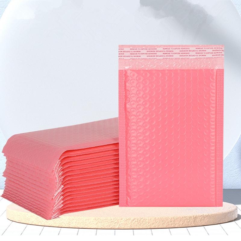 Bubble Envelope Sealing Bag, 5 Counts Bubble Mailer Gift Packaging Bag, Shockproof Durable Moisture Proof Shipping Packaging Bag, Gifting, Protection, Shipping Envelopes