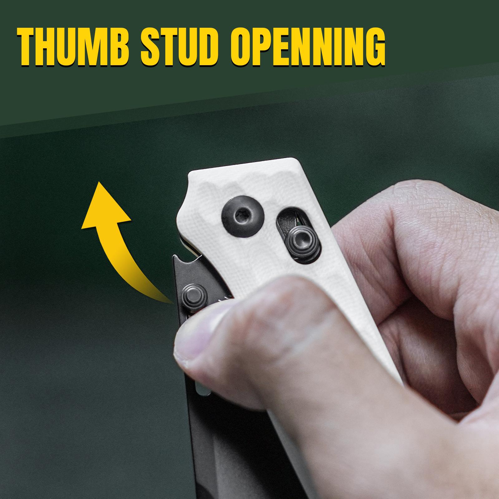 Kizer Task NitroV White G10 -3.04 " Black V3641A1 Outdoor Camping Knives Portable Multipurpose Knives