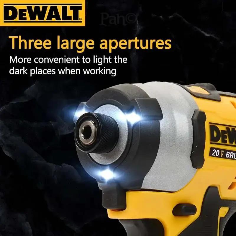 DEWALT DCF850 Impact Driver Electric Driver 20V Lithium Battery Brushless screwdrivers High Torque tools