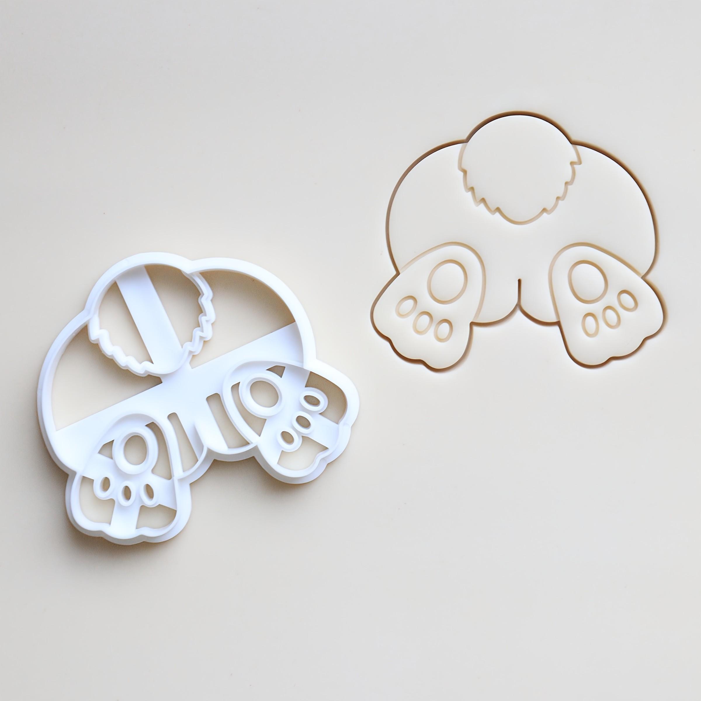 3 Piece Set Easter Cookie Cutters Set Chicken Bunny Egg Shapes Non Toxic Baking Molds Bakeware Perfect for Holiday Dessert Making Easy to Clean Plastic Kitchen Tools Essential for Bakers and Easter Celebrations Baking Supplies Kit