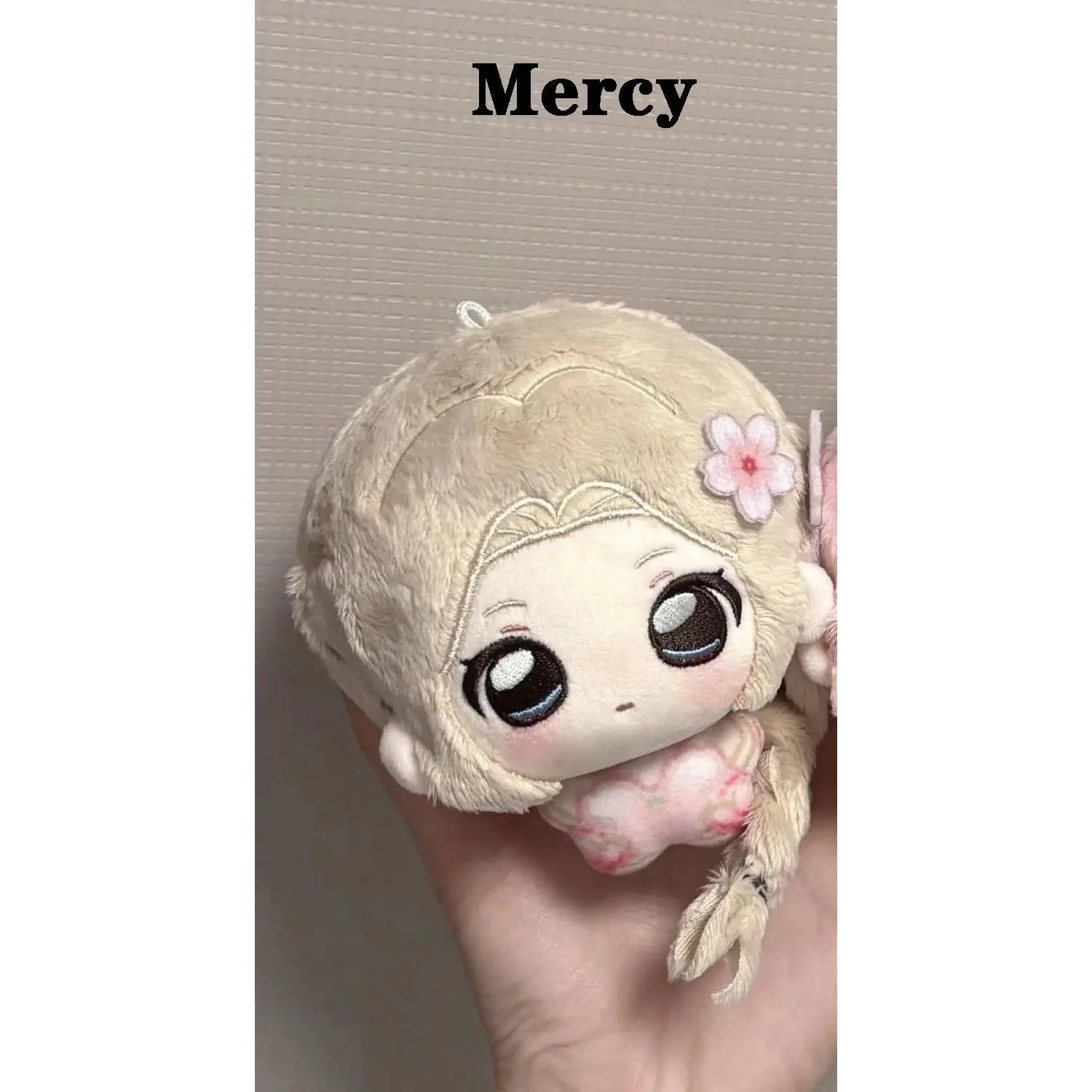 10cm Kawaii Cosplay Game OW2 Overwatch 2 Hero Character Kiriko / Mercy Angela Ziegler Plush Toys Cute Cartoon Anime Plushie Doll