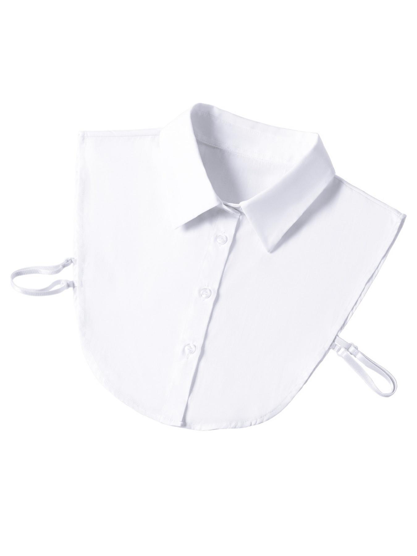 Women's Fake Collar Shirt Lapel, Versatile Cotton Decorative Stand-Up Pointed Collar, Stylish False Clothing Accessory, Styling