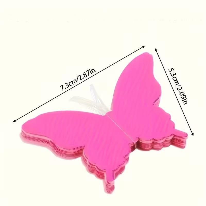 9 Strands (220 cm / 86.61 inches) Butterfly Paper Garlands — Ideal for Wedding, Valentine's Day, and Birthday Theme Decorations, as well as Party and Home Decor.