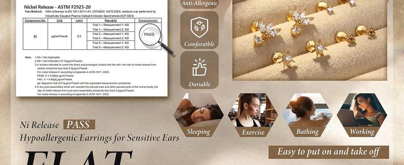 LOLIAS 14K Gold Filled Nose Studs 316L Surgical Steel Gold Nose Rings Studs 6A CZ Simulated Diamond Corkscrew L Shaped Nose Piercing Hypoallergenic Nose Rings for Women Men 20G