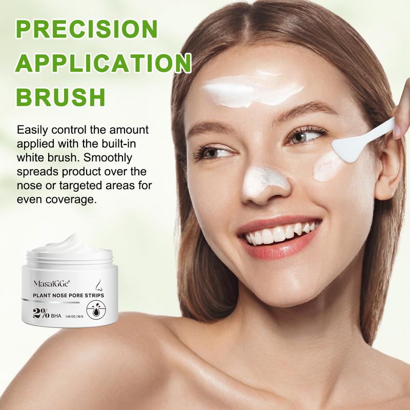 Masaigge Blackhead Nose Mask 30g, Deep Cleansing Peel-Off Mask, Removes Blackheads & Pores, Skin Care Treatment, Made in China, Nose Strips