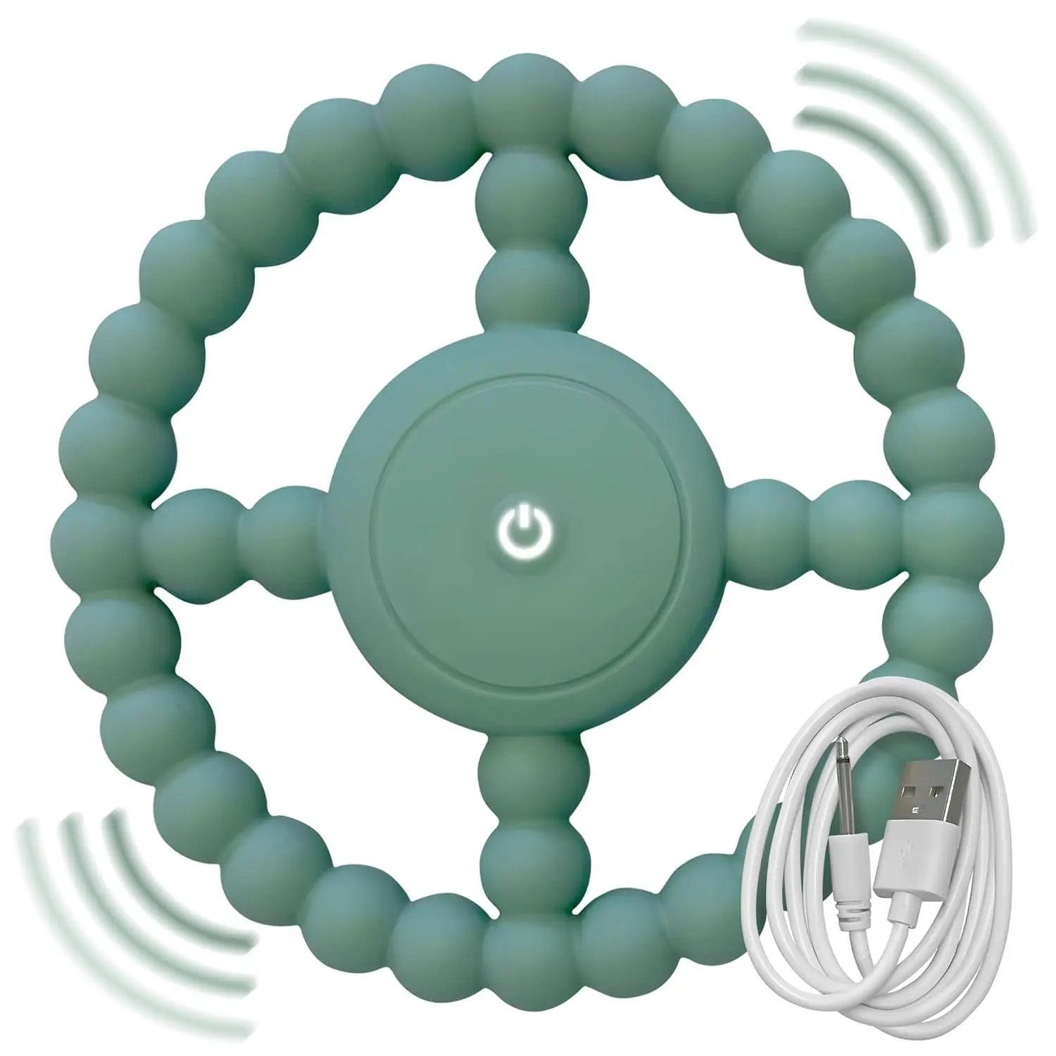 Vibrating Sensory Chew Toy - Superior Sensory Experience to Standard Autism Chew Toys. USB Chargeable. 3X Vibration Settings. Sensory Chew Toys for Autistic Children & Vibrating Teether for Baby