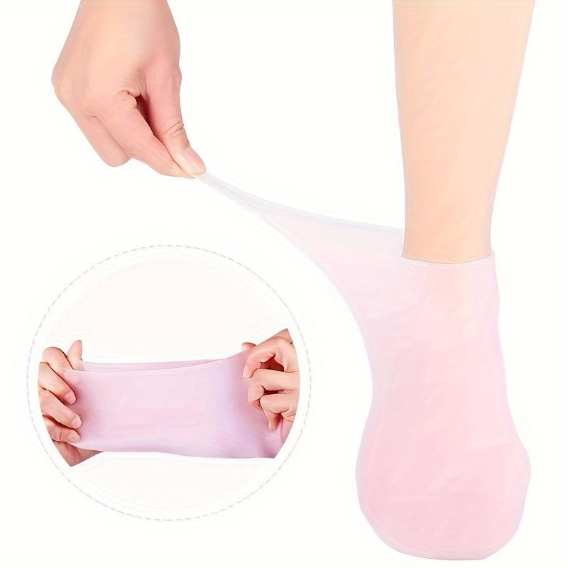 2pcs Silicone Moisturizing Foot Socks for Dry Cracked Feet Foot Care Socks Massage Moisturizing Gel Socks Pedicure Socks Tool - Mother's Day Gift