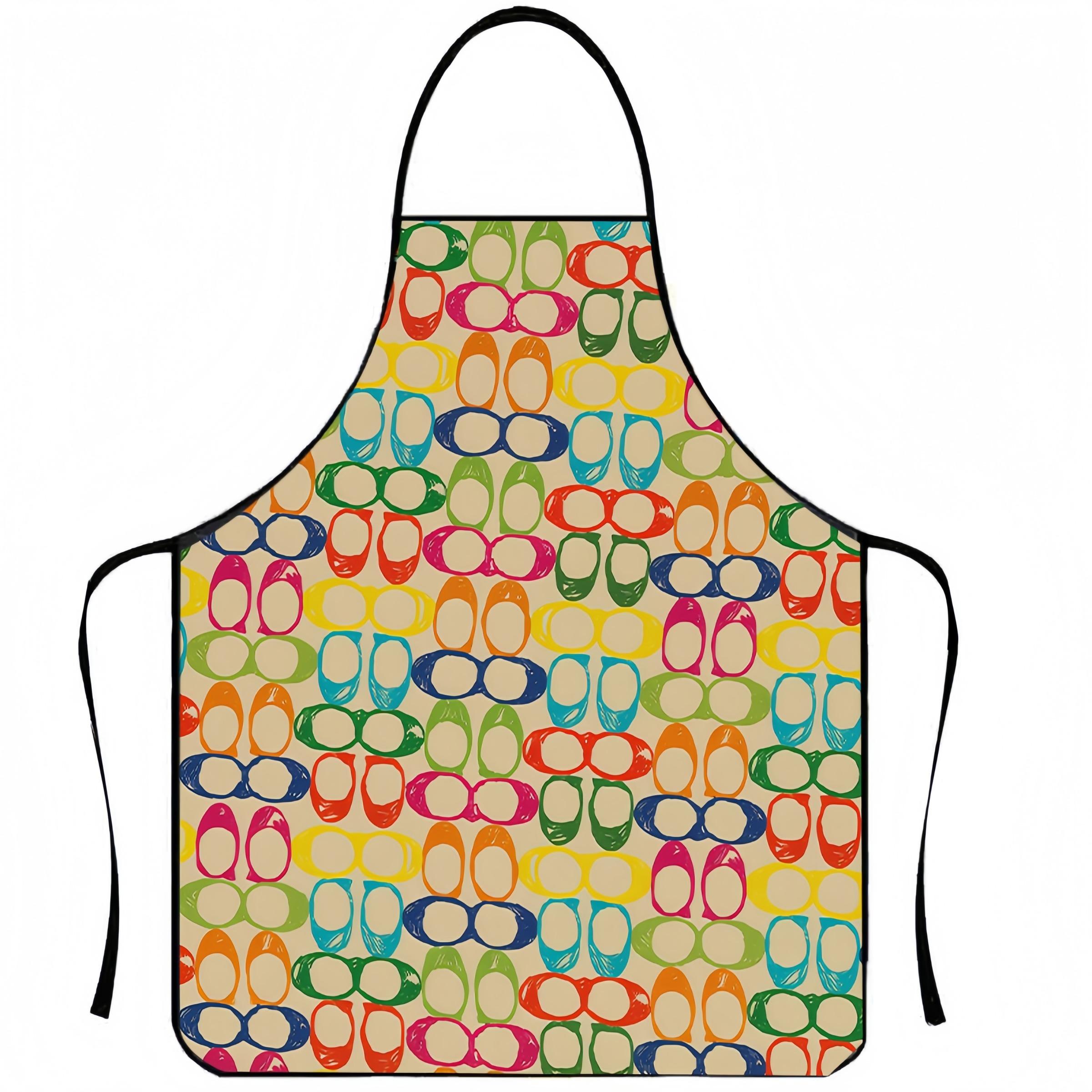 Floral Pattern Apron Set, 2 Counts Polyester Mexican Folk Style Aprons, Kitchen Apron for Cooking, Summer Spanish Apron,Mother's Day Gift, Kitchen&Cleaning Essential,Cleaning Tool,World Cup