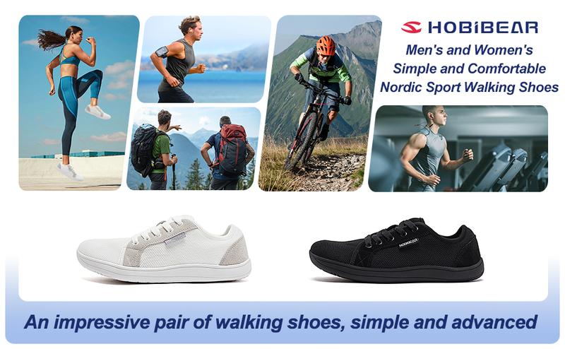 HOBIBEAR Womens Mens Minimalist Wide Toes Barefoot Shoes | Zero Drop | Wide Width Fashion Sneaker Footwear mens shoes Sky Blue  #outdoorfun