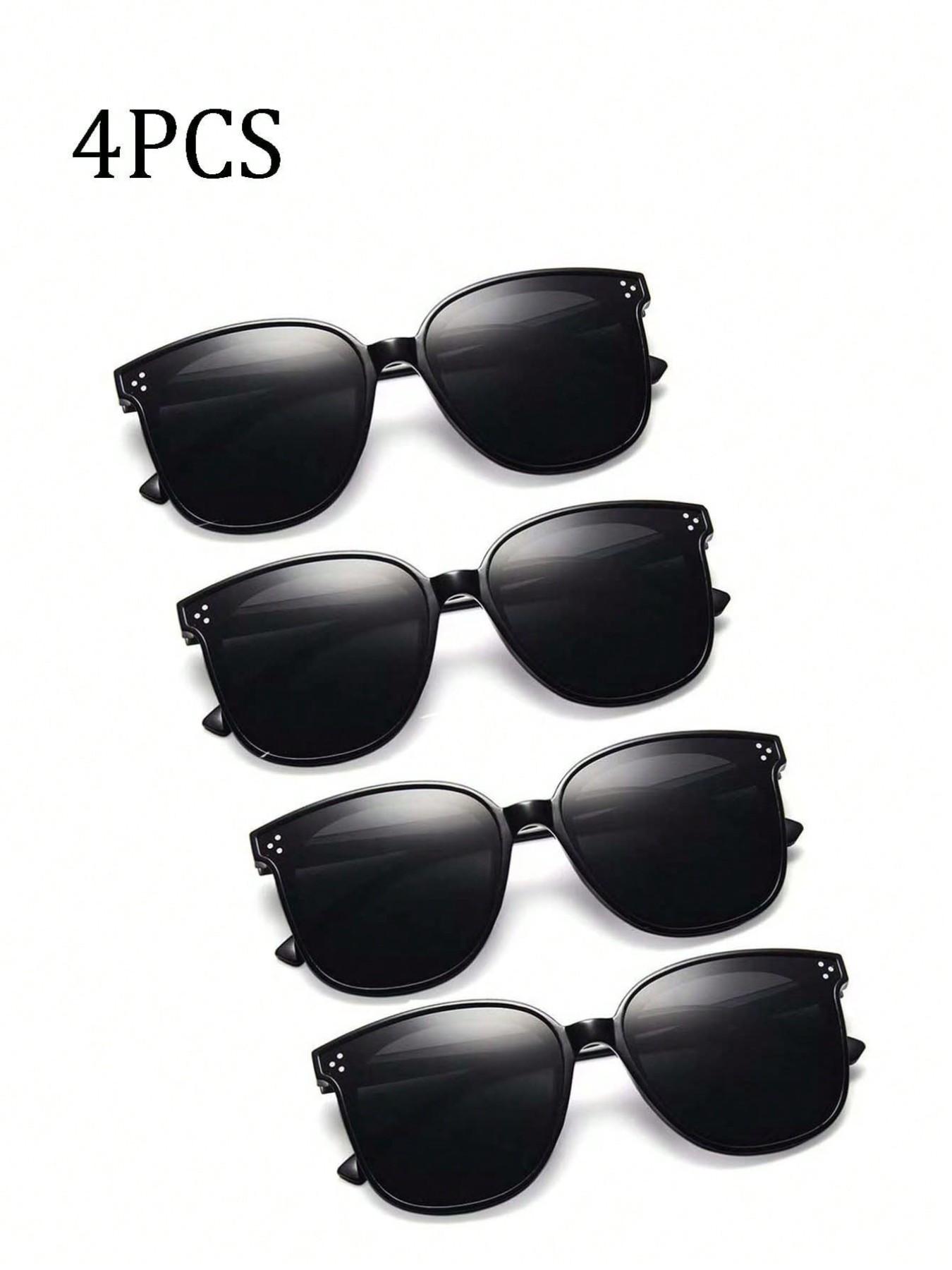 Vintage Square Kids Glasses, Casual Style PC Frame Lenses, Outdoor Hiking Decorative Eyewear, Children Fashion Sunglasses