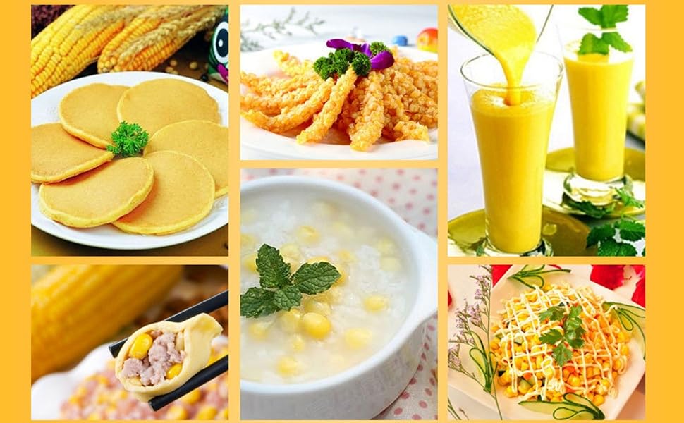 2 Counts Set Rustproof Steel Blade for Bulk Corn Processing,Multi Corn Peeler,Commercial-Grade Corn Shucker - Kitchen Cutter Tool Multifunctional Grips with Ergonomic Non-Slip Handle.