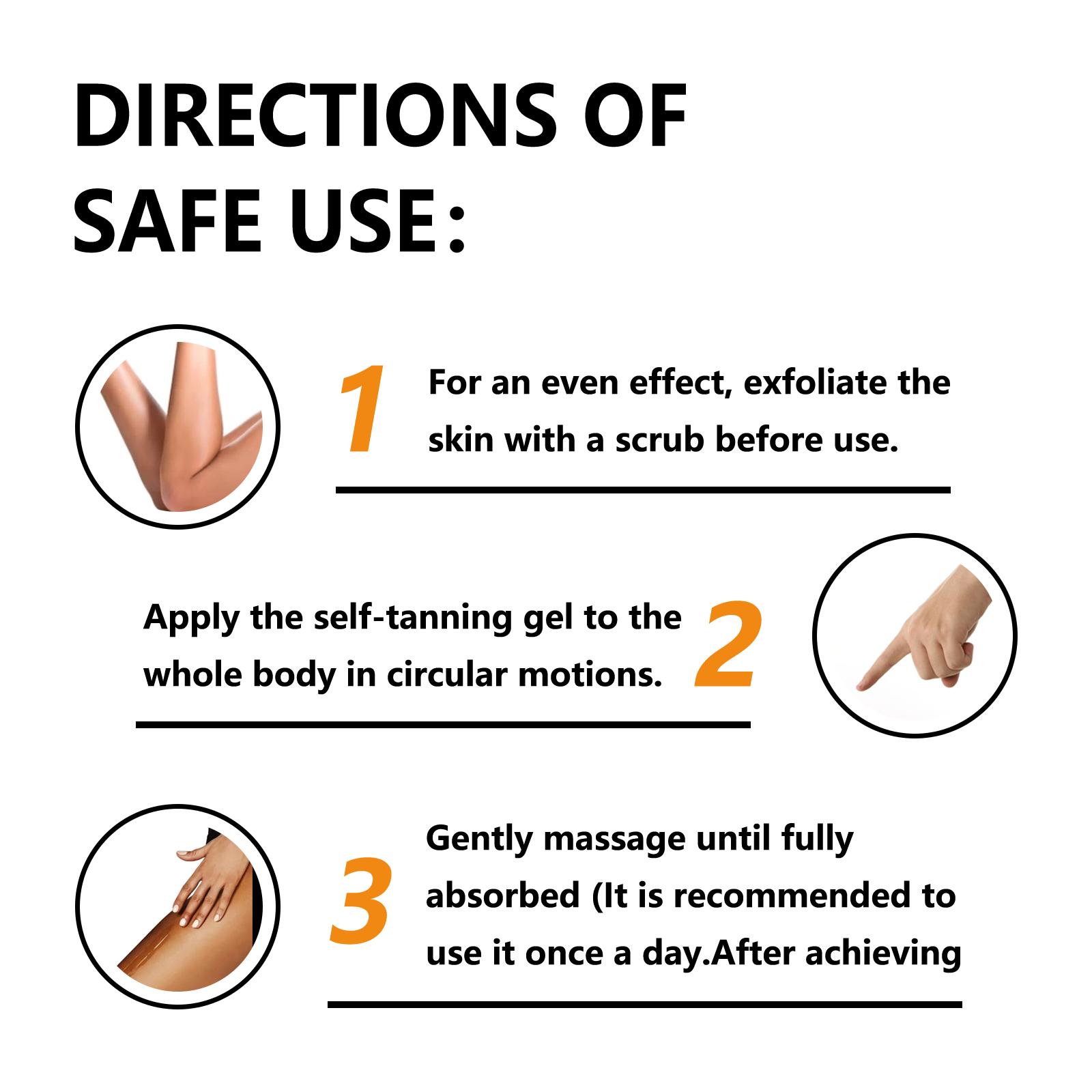 EELHOE Darkening Repair Gel - A lightweight and non-greasy sunscreen lotion for beach sunbathing, creating a sun-kissed bronze complexion.Gentle and non-irritating, it is perfect for skincare.