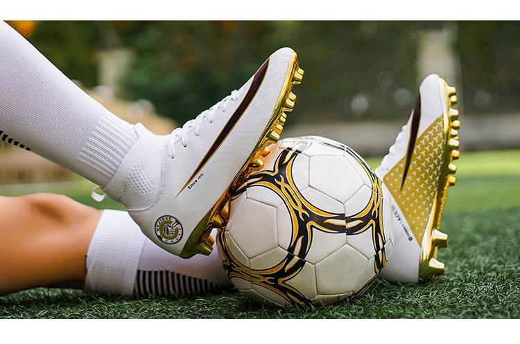 2024 Hot-Selling men's football shoes AG long spikes football shoes boys and girls student Wear-Resistant Training Shoes ，Outdoor Non-Slip outdoor football grass training shoes,shoes Size35-45 charlie jones  cleats