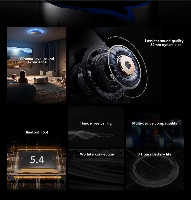 MINISO Portable 5W Wireless Bluetooth Speaker ,Mini Pocket Sound 8 Hours Music Time Speaker , 2 in 1 Stereo Sound Speaker Audio Smartphone