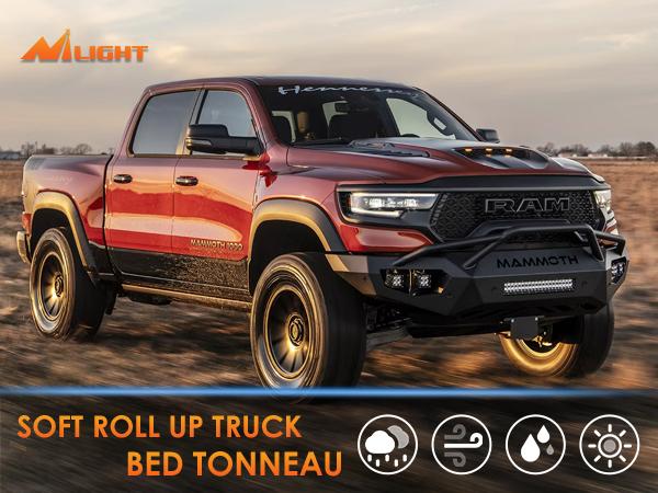 Nilight Soft Roll Up Truck Bed Cover Compatible with Ram 1500 2019 2020 2021 2022 2023 2024 2025 New Body Style,6.4ft Car Protector Vehicle dealsforyoudays Nilight Soft Roll Up Truck Bed Cover Compatible with Ram 1500 2019 2020 2021 2022 2023 2024 2025 New Body Style,6.4ft Car Protector Vehicle dealsforyoudays