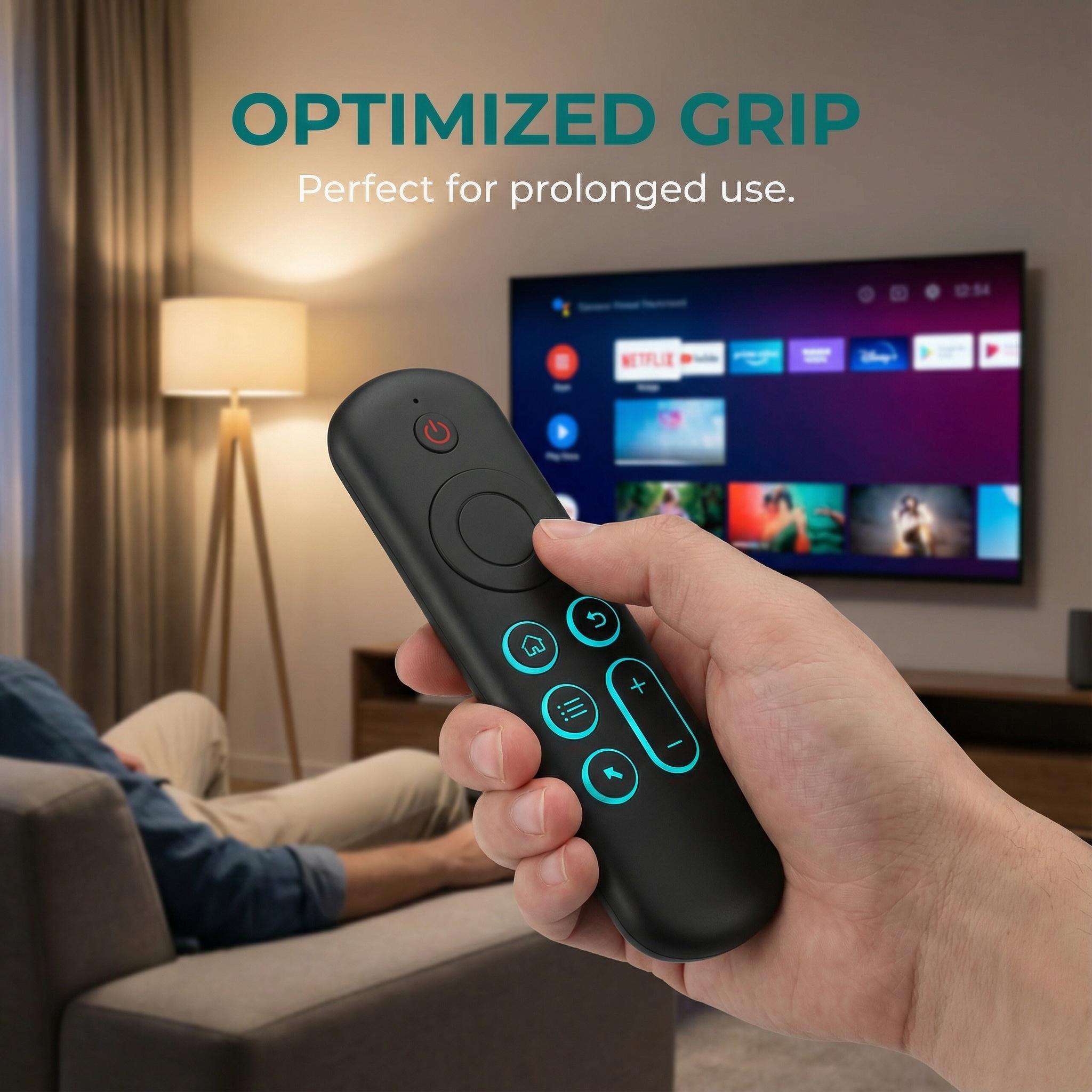 Mini Bluetooth Wireless Keyboard Remote,2.4G, 6-Axis Gyroscope, with Backlit, USB Charging for Smart TVs Stick 4k, Android TV Box, TV Stick Streaming Player, PC,Projector,Air Mouse Mini Wireless Keyboard