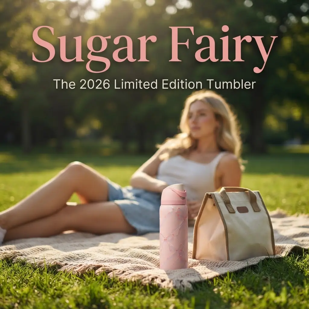 2026 New Limited Edition Sugar Fairy 32oz Vacuum Insulated Tumbler, Leak‑Proof Stylish Water Bottle for Everyday Use, Gift for Him & Her