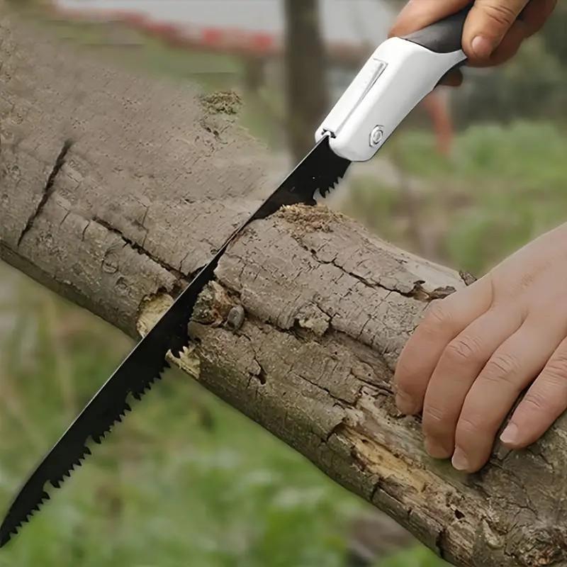 Hand Saw for Tree, 300mm Folding Saw, High-Manganese Steel Teeth for Smooth and Precise Cuts, Portable Camping Saw for Camping, Gardening & Carpentry