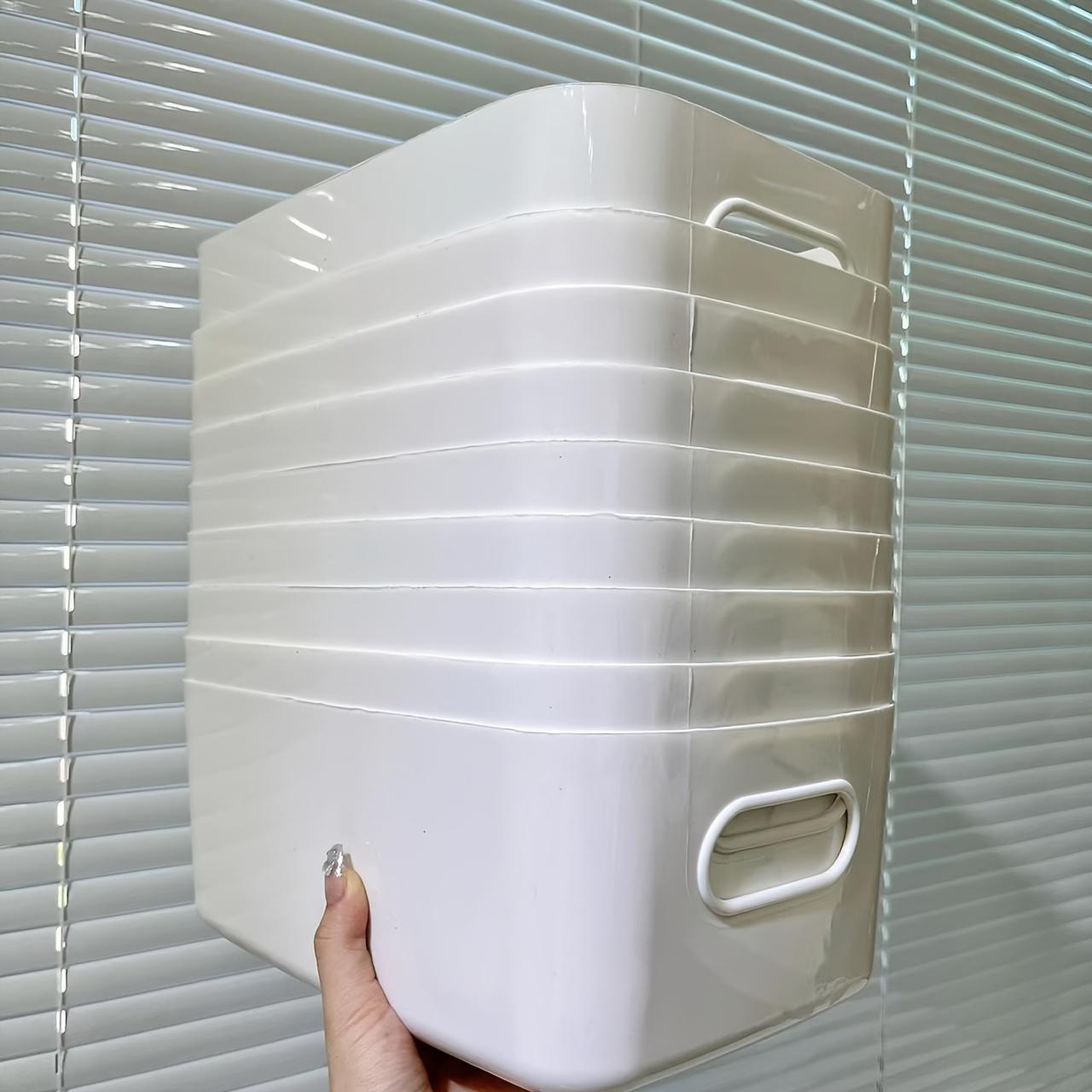 10-piece set multi-functional storage box – perfect for cosmetics, snacks, etc. – durable plastic organizer box suitable for kitchens, bathrooms, and dorm rooms. Multifunctional Storage Bin Home Organizer