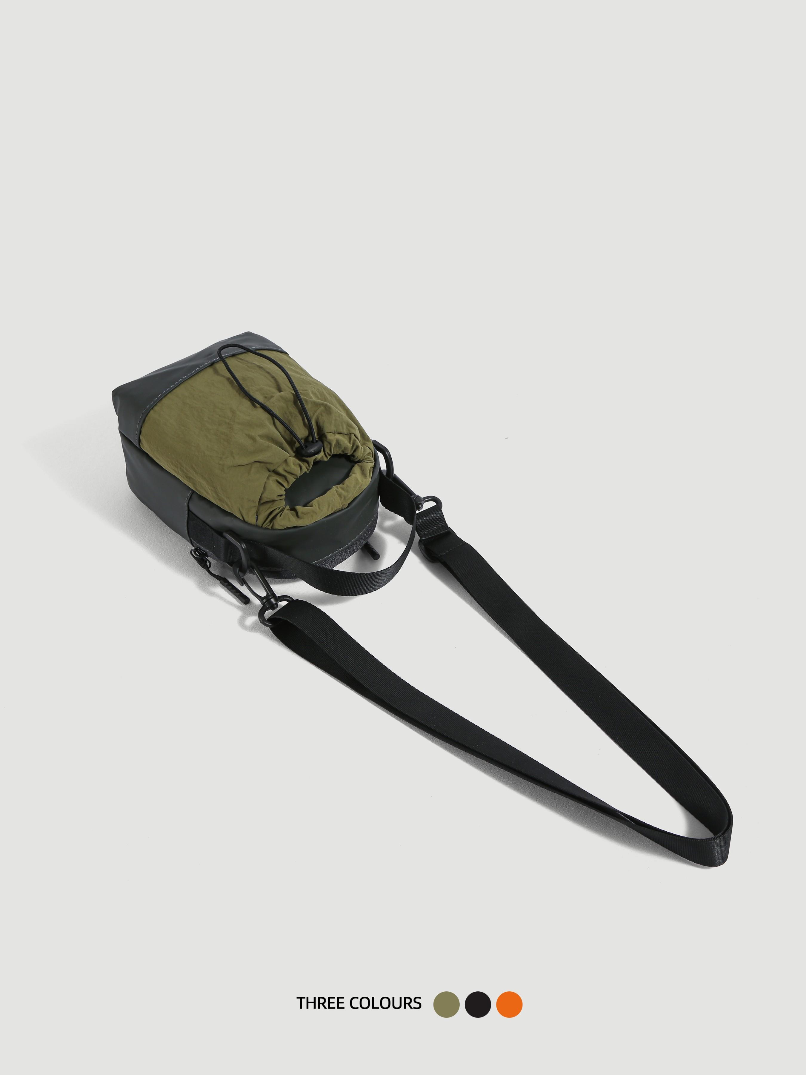 Women's Outdoor Mini Shoulder Bag, Casual Sporty Handbag, Drawstring Crossbody Bag, Travel Phone Pouch, Commuter Bag for All Seasons