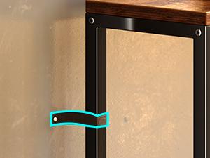 SUPERJARE Long Couch Table with Outlet, Sofa Table with Charging Station, Narrow Hallway Entryway Table, Behind Couch Table, for Living Room