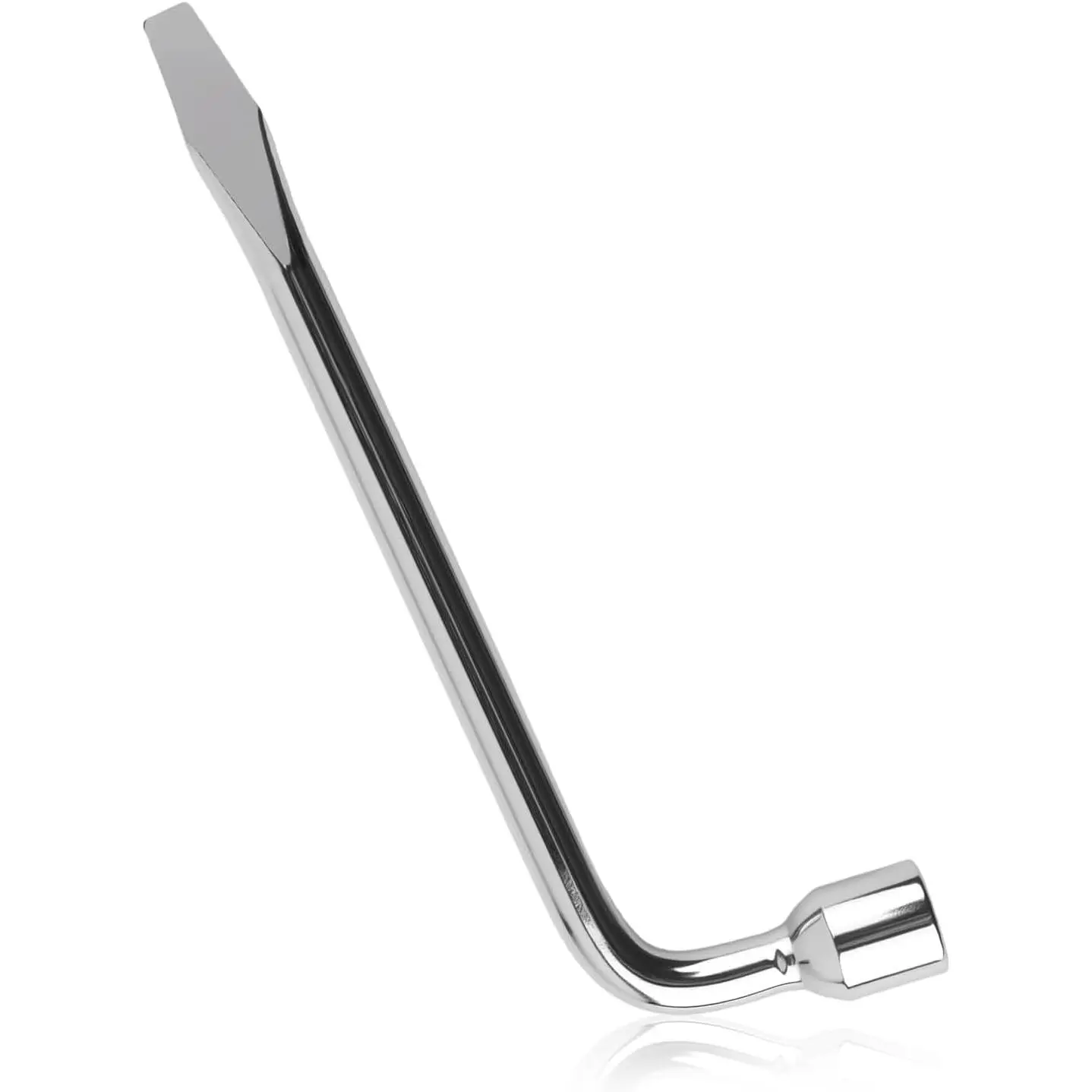 L-Type 19mm Lug Wrench for Car,Dual-Head Heave Duty Lug Nut Wrench with Screwdriver/Pry Tool & Wrenches,Tire Lugs Wrenches Automotive for Tire Repair