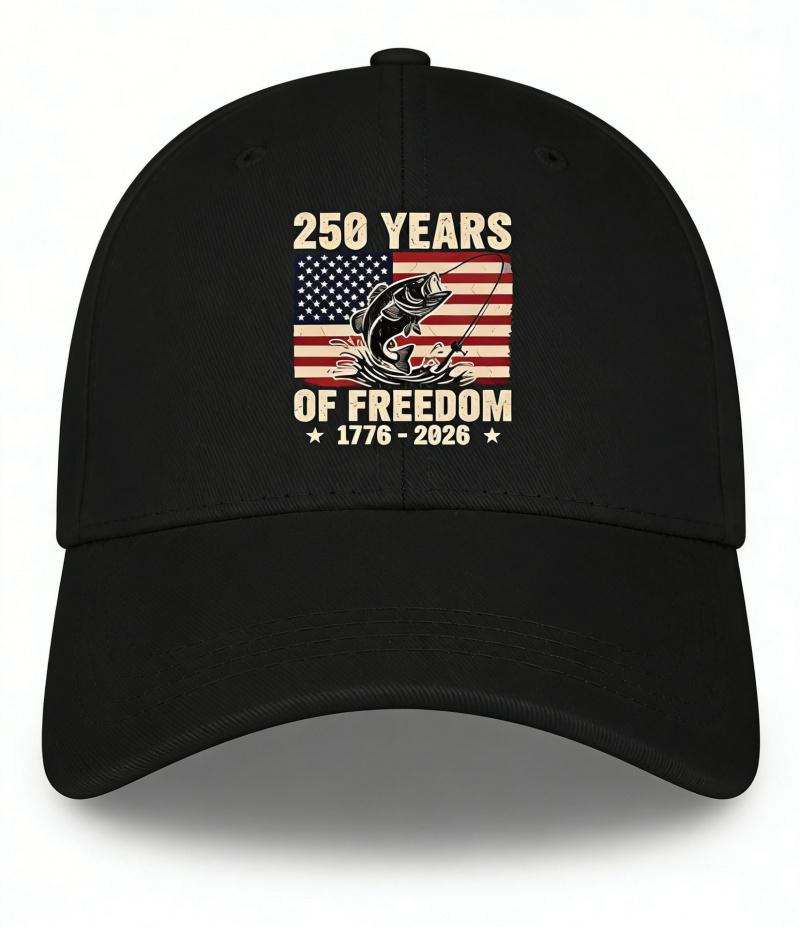 2026 New Hot-Selling American 250th Anniversary Fashion Denim Baseball Cap with Vintage Print, Soft Top Duckbill Hat, Unisex