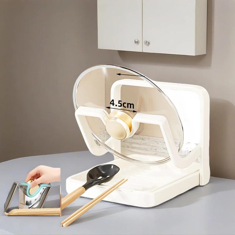 Multifunctional Kitchen Storage Rack, New Pot Lid Rack, Countertop Spatula Holder, Vertical Cutting Board Organizer, Chopping Board Organizer