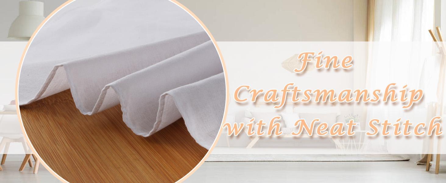 Men's Handkerchiefs 100% Soft Cotton White Hankie Hankerchieves