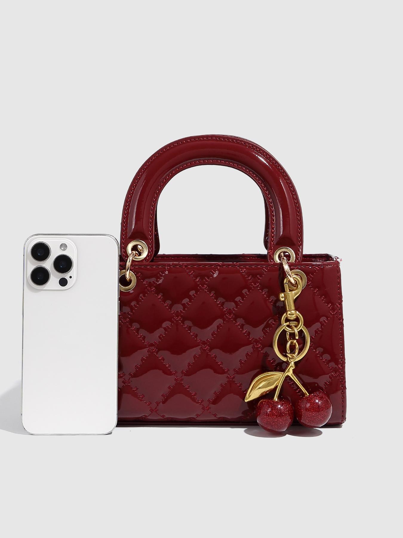 Women's Fashionable Geometric Pattern Handbag, Casual Versatile Shoulder Bag for Daily Used, Trendy High-quality Daily Commuting Bag, Girl Fashionable Shopping Bag, Elegant Bags