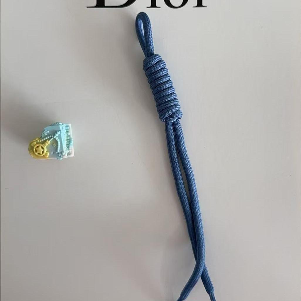 20 Pcs Random Color 5mm Braided Nylon Lanyards, Phone Wrist Strap, DIY Keychain, Woven Cord, Handmade Bag Charm & Backpack Accessory