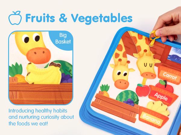 hahaland Noah's Ark Toy Busy Board for Toddlers 1-3 - Sensory, Montessori  Play Toy for Boys and Girls - Baptism Gift for 1-3 Year Olds Developmental Toy Birthday Gift.