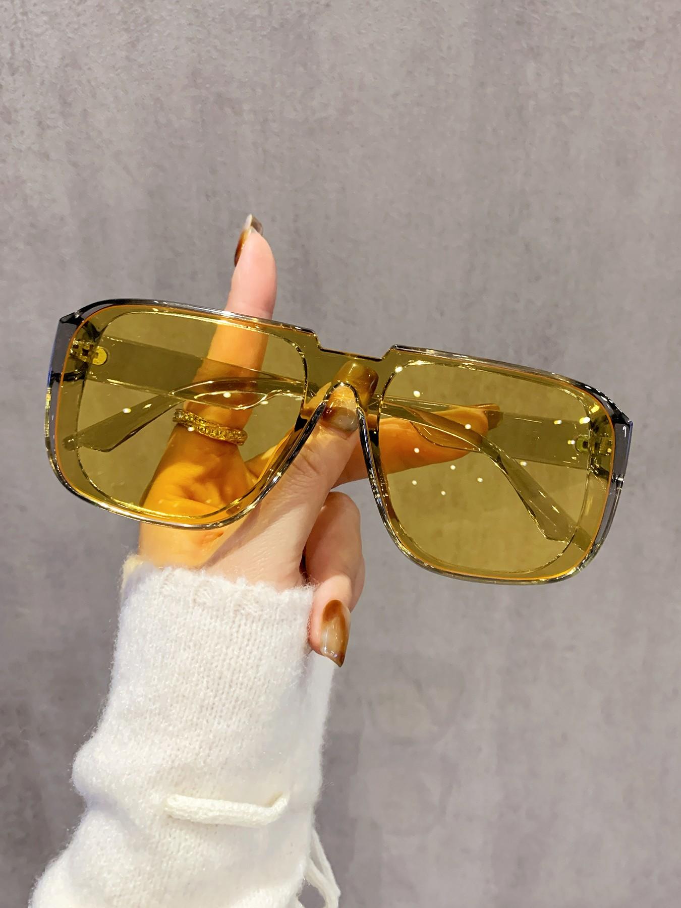 Unisex Large Frame Sunglasses, Fashionable Comfortable Eyewear, Ideal for Outdoor Activities, Parties, Travel, Driving, Fishing, Gifts