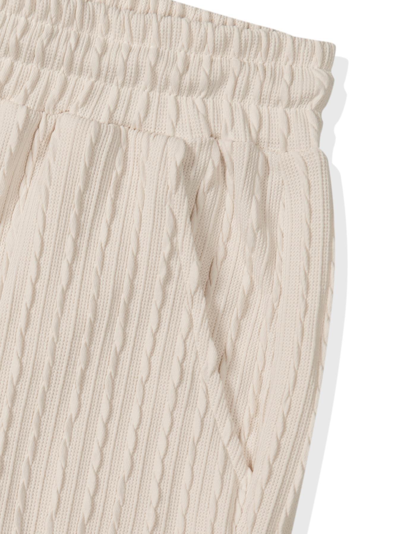 Men’s Streetwear 2-Piece Set – Soft Textured Knit Oversized Tee & Drawstring Shorts, Casual Summer Outfit