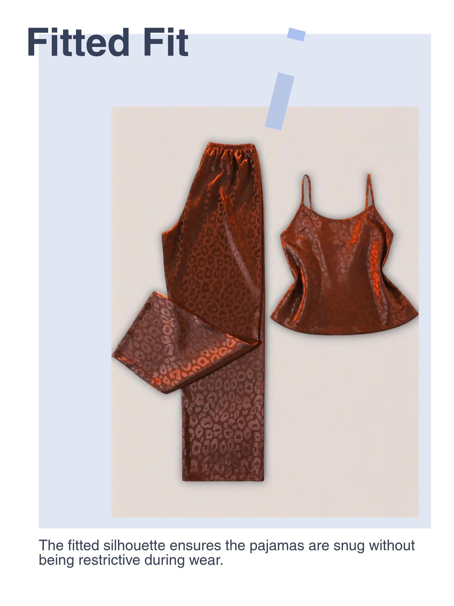 Valentine's Day 2-Piece Set, Women's Embroidered Round Neck Pajamas, Comfortable Sleepwear for Vacation & Casual Wear, Fashion Nightwear Gift