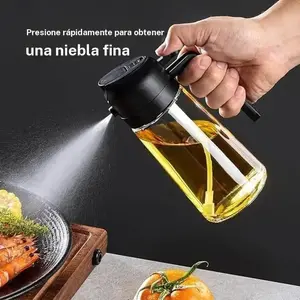 Multifunctional 2-In-1 Plastic Oil Sprayer, Portable Cooking Spray Bottle, Baking & Frying Tool, Kitchen Utensil & Gadget