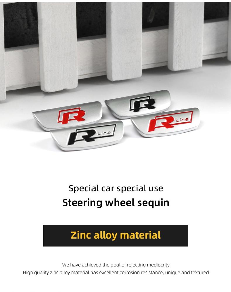 Rline R Logo Car Steering Wheel Sticker Frame Accessories For ...