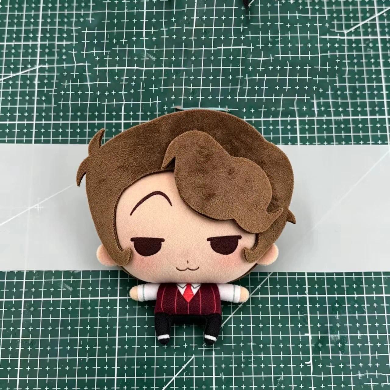 Latest 10cm Stuffed Hazbin Alastor VOX Plushie Stuffed Toys Hotel Vincent Plush Dolls Decor Pendants Keychain Birthday Xmas Gift