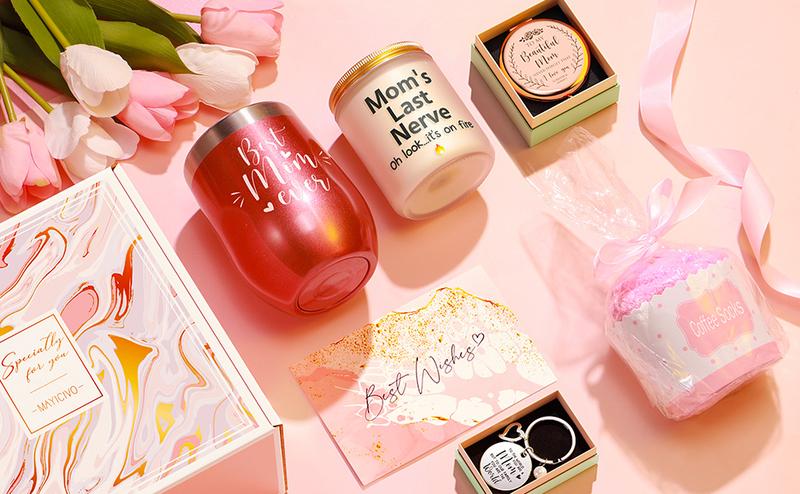 MAYICIVO Valentine's Day Gifts Spa Gift basket for Women, Self Care Gifts for Women Get Well Soon Gifts Birthday Gift with Luxury Blanket, Gift Ideas for Mom Teacher Her Wife Girlfriend Friend