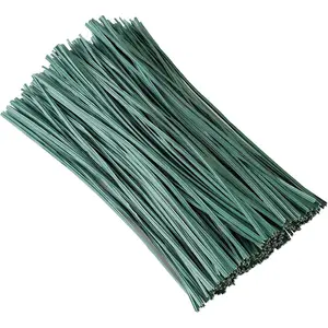 Tangyinrd 300 pcs 5 inch Blackish Green Plastic Twist Ties, Cable Ties, for Bags, Gardening Tools