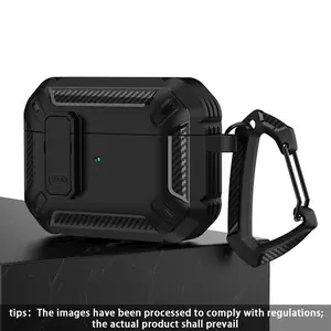 AirPods Secure Lock Anti-Drop Earphone Case, Earphone Protective Cover, Fits AirPods 1/2, Pro, Pro 2, 3, 4, Durable Protection for Your Headphones, Electronic, Headphones Accessories