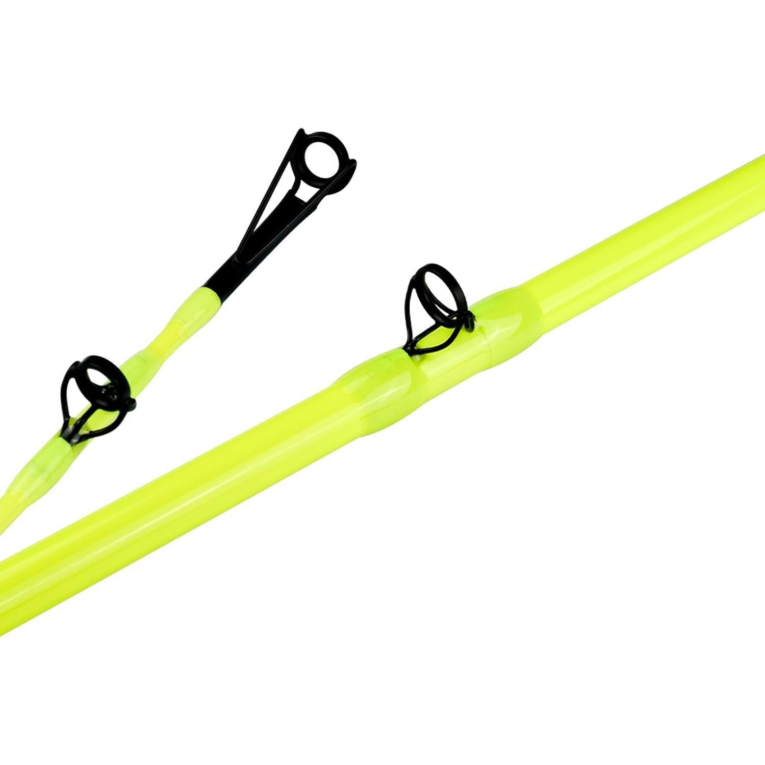 Catfish Fishing Rod, 1 count 7’Glow with Black Light  Catfishing Casting Rods Medium