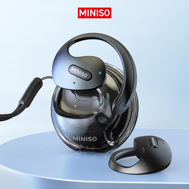 MINISO X15 Pro Earphone Wireless Bluetooth 5.4 OWS Waterproof Sport Headsets Support Playing Music Headphones Noise Reduction Headphones with Mic